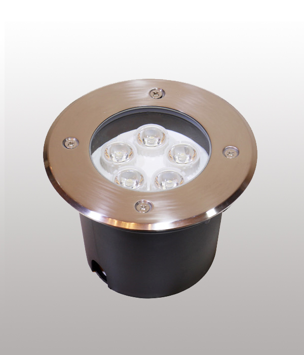 LED 완전 방수 지중등 (원형 파워 LED5W 150파이)